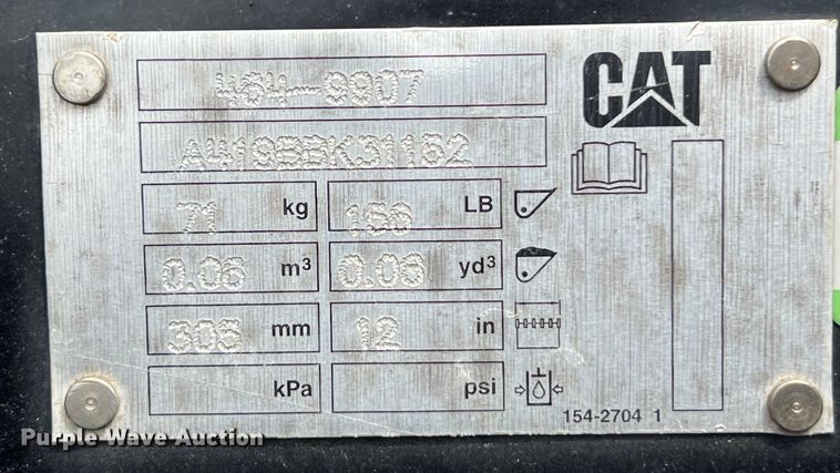 image for item KV9759 (2) Caterpillar backhoe buckets