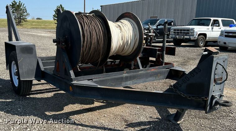 image for item KW9017 Shop built underground cable puller