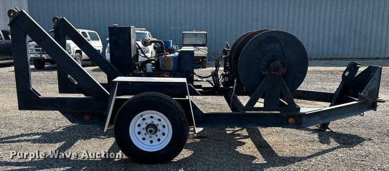 image for item KW9017 Shop built underground cable puller