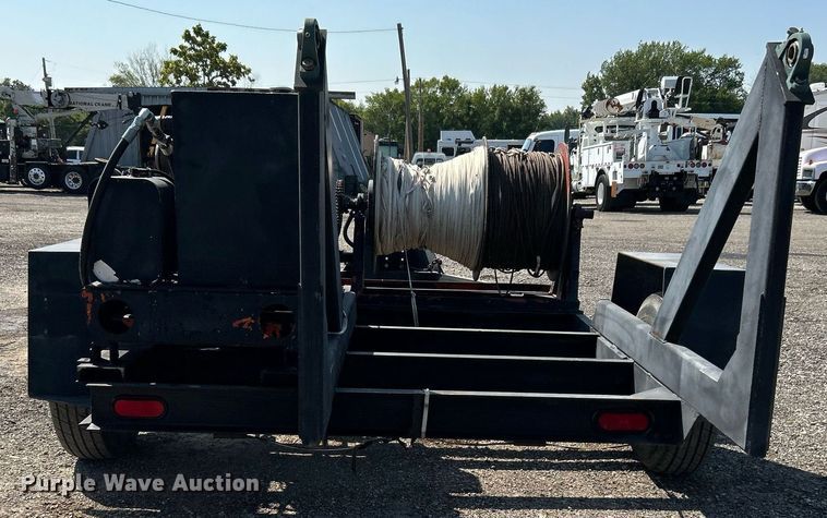 image for item KW9017 Shop built underground cable puller