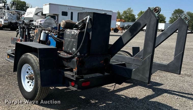 image for item KW9017 Shop built underground cable puller