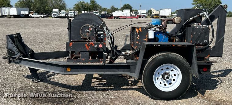 image for item KW9017 Shop built underground cable puller