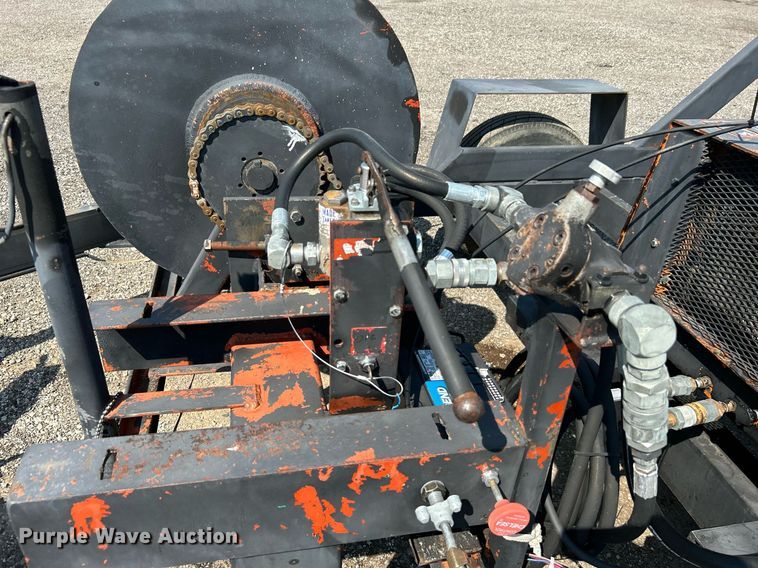 image for item KW9017 Shop built underground cable puller