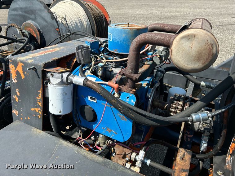 image for item KW9017 Shop built underground cable puller