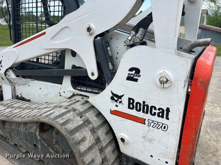 image for item LD9511 2012 Bobcat T770 tracked skid steer loader