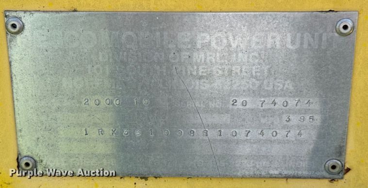 image for item ND9332 1995 Hesco 2000 10 power unit