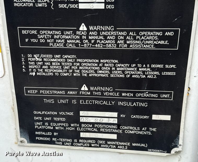 image for item ND9350 2015 Freightliner Business Class M2 bucket truck