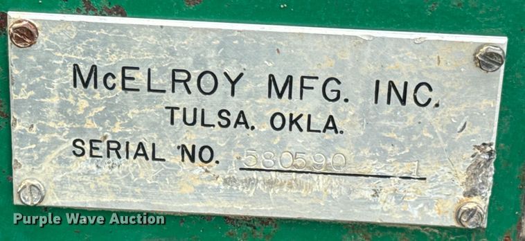 image for item ND9353 McElroy Rolling 28 poly fusion machine