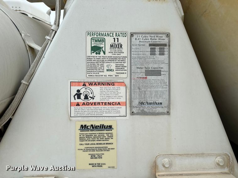 image for item NL9799 2015 Kenworth W900 ready mix truck