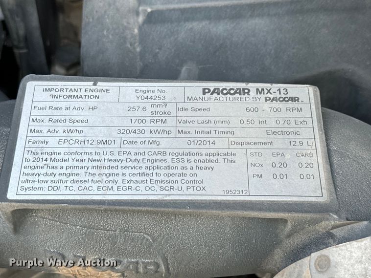 image for item NL9799 2015 Kenworth W900 ready mix truck