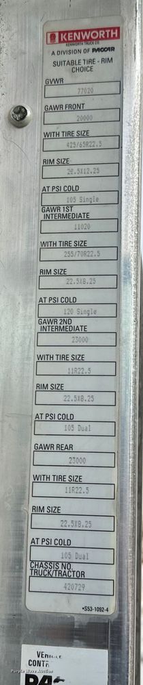 image for item NL9799 2015 Kenworth W900 ready mix truck