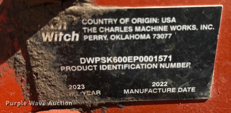 image for item NT9191 2022 Ditch Witch SK600 compact utility loader