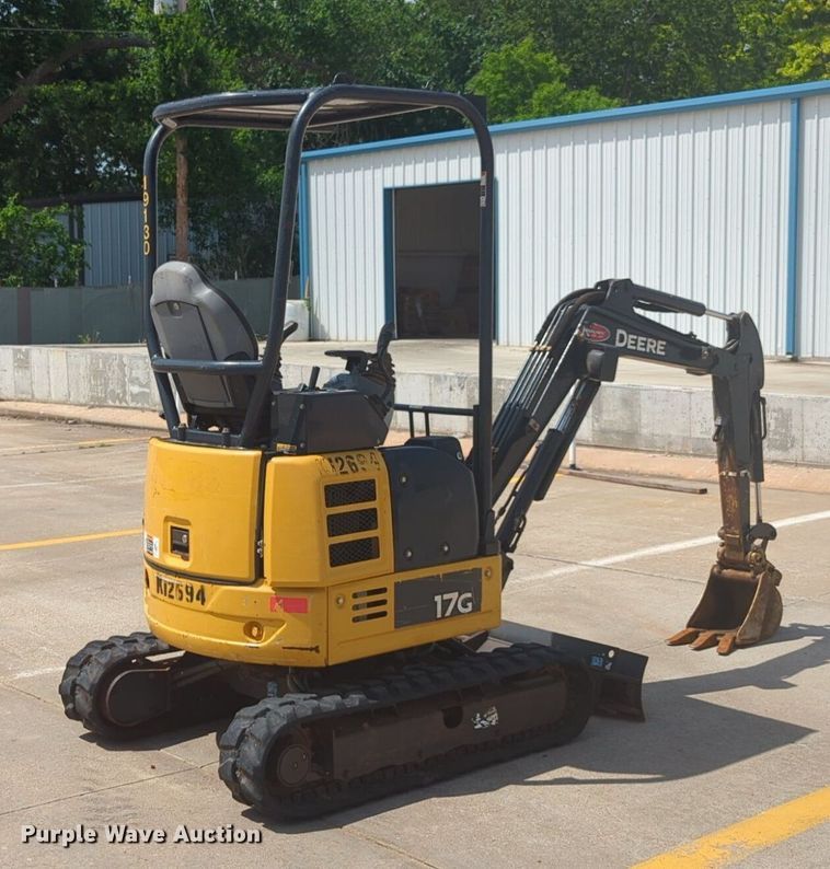 image for item NZ9728 John Deere 17G mini excavator