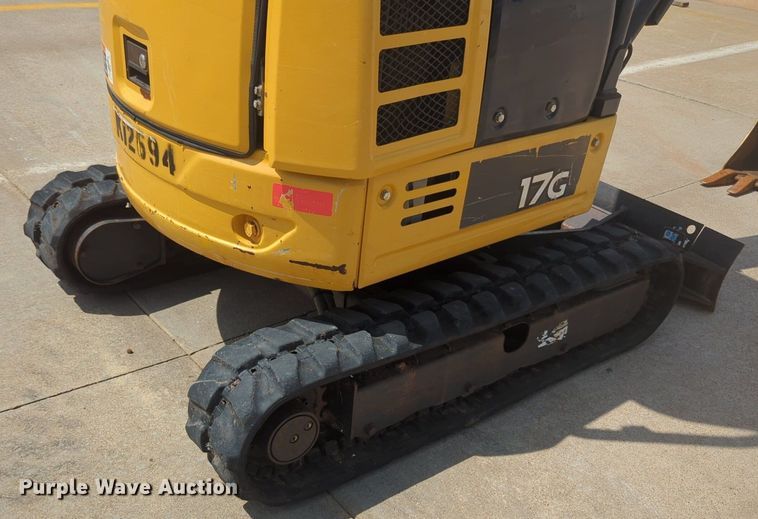 image for item NZ9728 John Deere 17G mini excavator