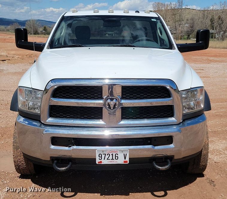 image for item NZ9761 2016 Dodge Ram 4500HD truck cab and chassis