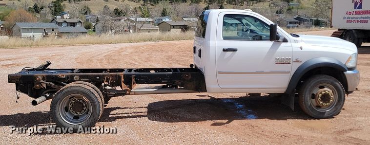 image for item NZ9761 2016 Dodge Ram 4500HD truck cab and chassis