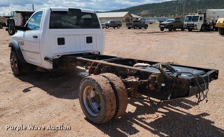 image for item NZ9761 2016 Dodge Ram 4500HD truck cab and chassis