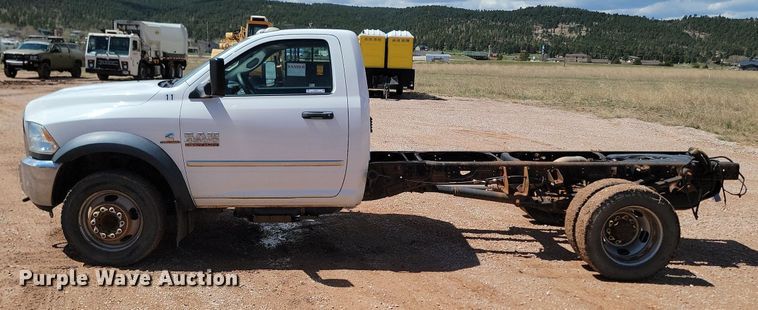 image for item NZ9761 2016 Dodge Ram 4500HD truck cab and chassis