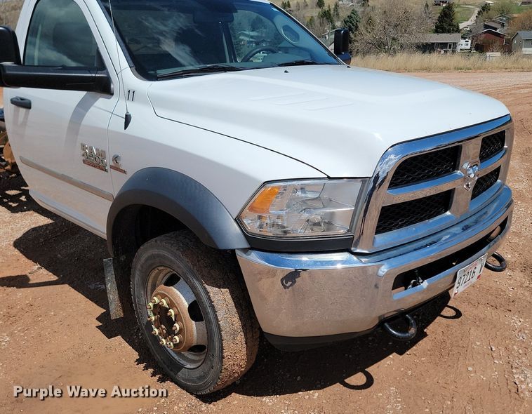 image for item NZ9761 2016 Dodge Ram 4500HD truck cab and chassis
