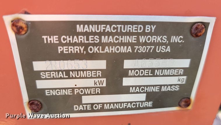 image for item NZ9859 Ditch Witch A655HD combination unit