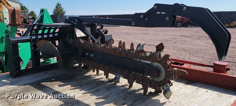 image for item NZ9860 skid steer trencher