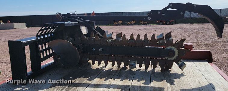 image for item NZ9860 skid steer trencher