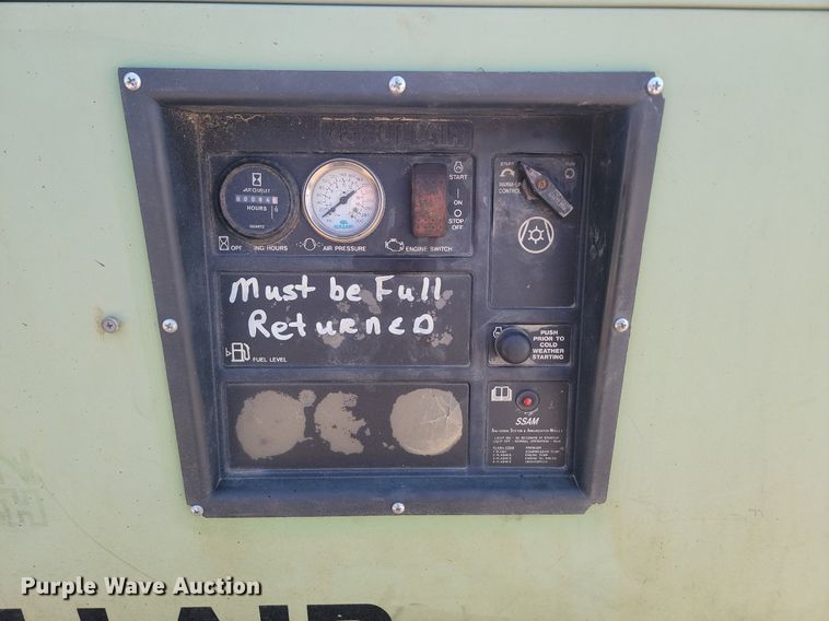 image for item NZ9867 Sullair 185JD air compressor