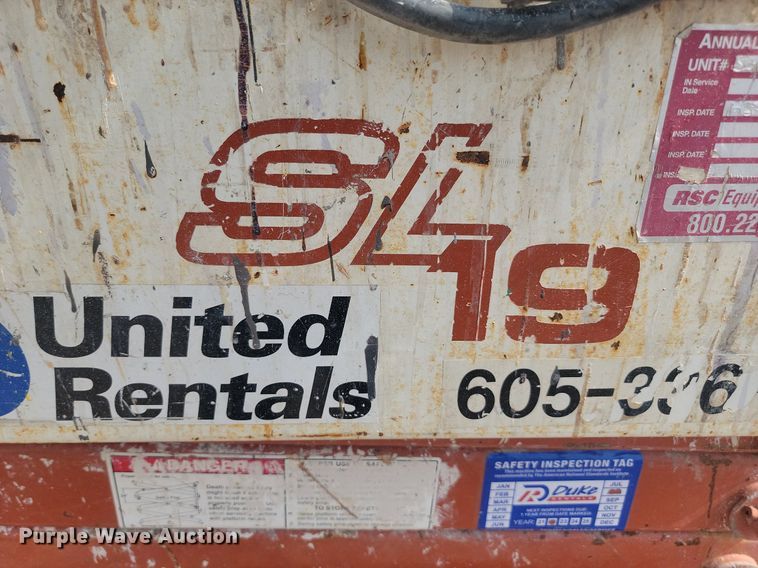 image for item NZ9878 1998 Snorkel SL-19 scissor lift