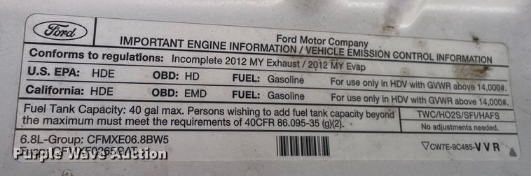 image for item OG9941 2012 Ford F450 Super Duty XL bucket truck