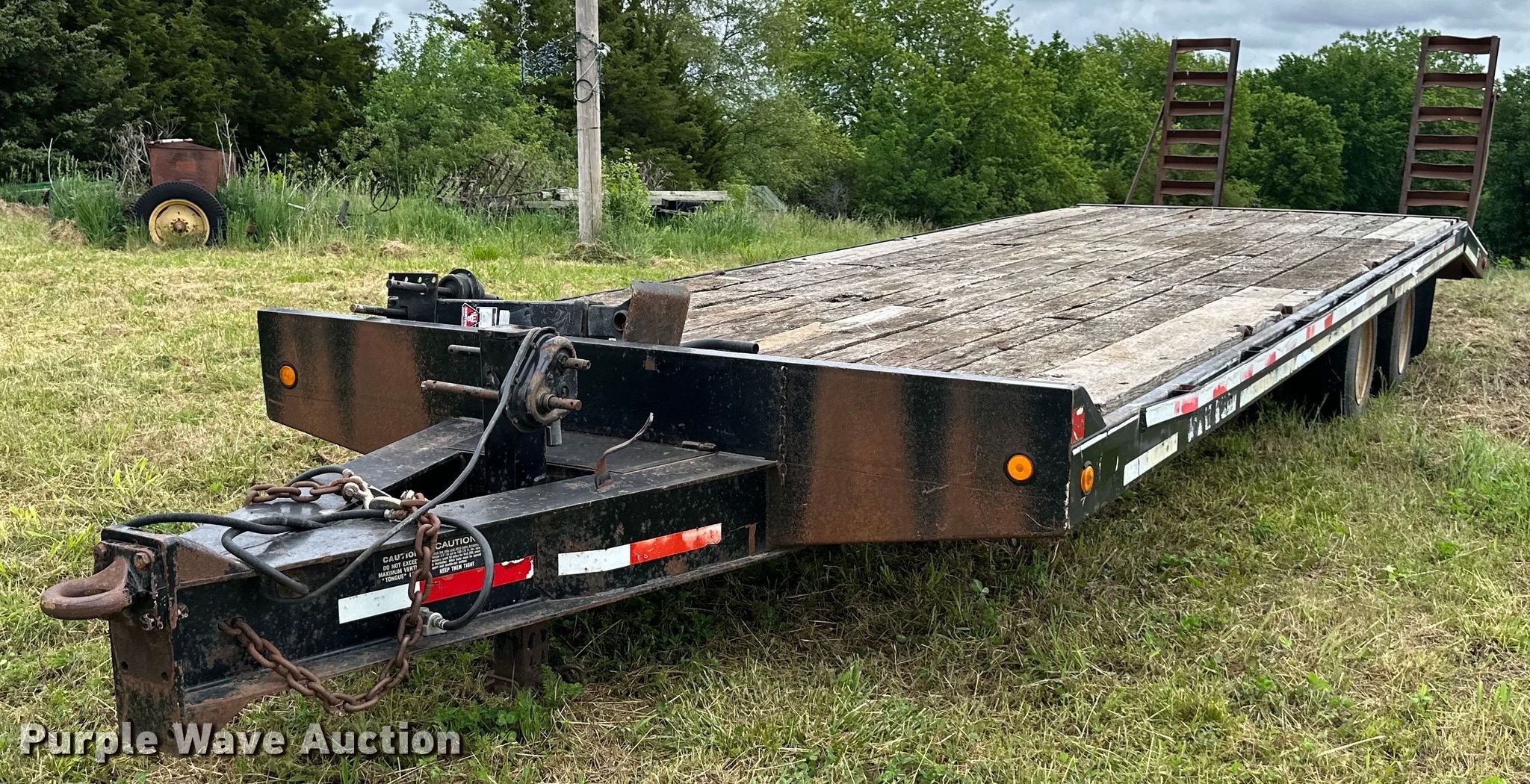2000 Felling FT20 equipment trailer in Bonner Springs, KS Item NT9222