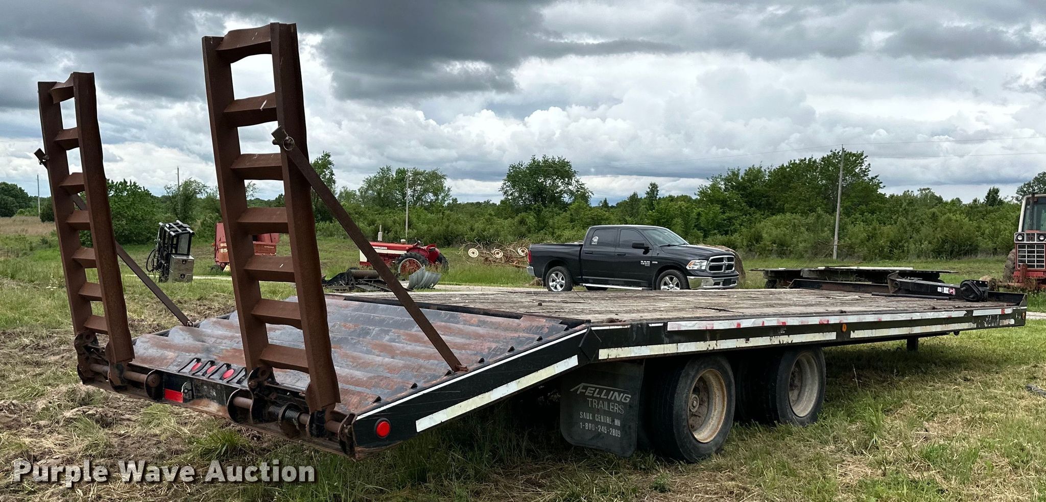 2000 Felling FT20 equipment trailer in Bonner Springs, KS Item NT9222