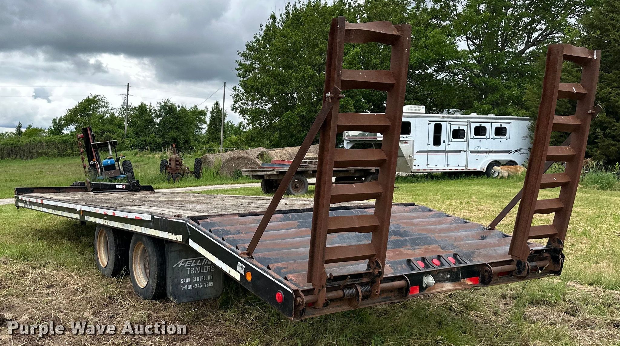 2000 Felling FT20 equipment trailer in Bonner Springs, KS Item NT9222