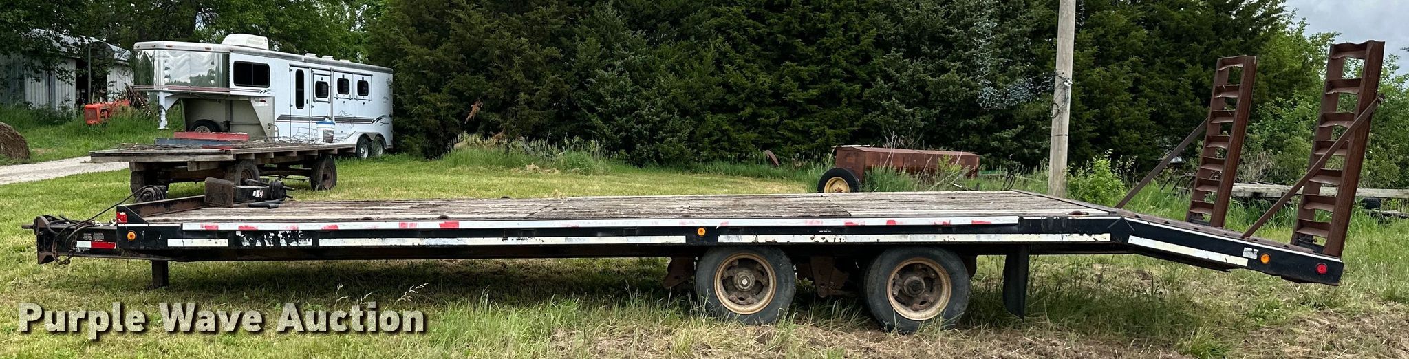 2000 Felling FT20 equipment trailer in Bonner Springs, KS Item NT9222