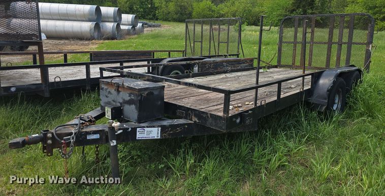 image for item DM1603 1986 JFW equipment trailer