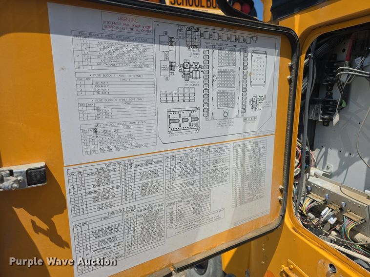 image for item DM1610 2015 Blue Bird  Vision school bus