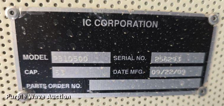 image for item DM1611 2011 IC PB10500 school bus