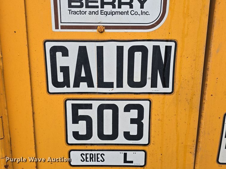 image for item DM1641 1978 Galion 503 Series L rigid frame motor grader