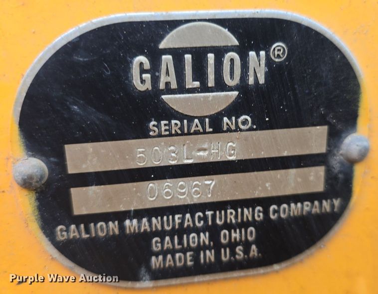 image for item DM1641 1978 Galion 503 Series L rigid frame motor grader