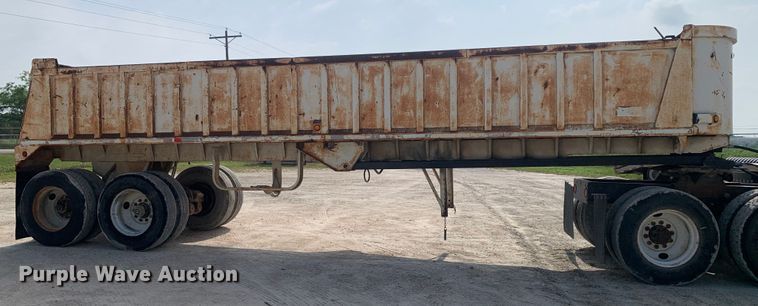 image for item DM7850 1992 Lufkin SD-31 end dump trailer