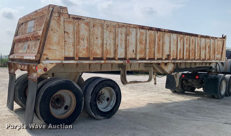image for item DM7850 1992 Lufkin SD-31 end dump trailer