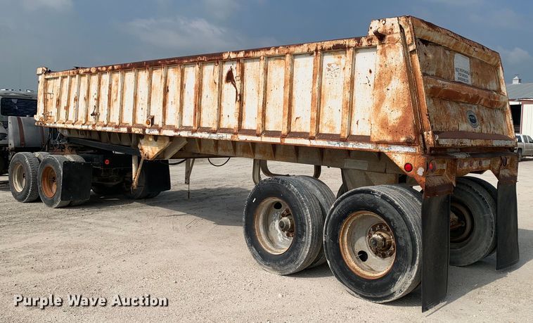 image for item DM7850 1992 Lufkin SD-31 end dump trailer