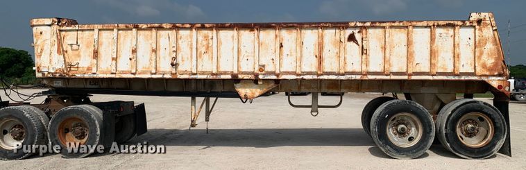 image for item DM7850 1992 Lufkin SD-31 end dump trailer