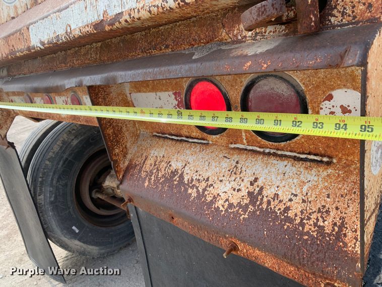 image for item DM7850 1992 Lufkin SD-31 end dump trailer