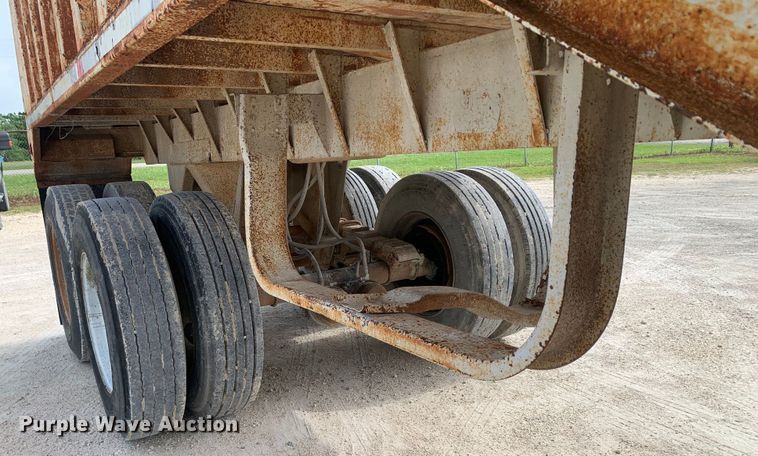 image for item DM7850 1992 Lufkin SD-31 end dump trailer