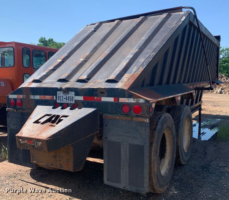 image for item DM7860 1999 CPS SBD30 bottom dump trailer