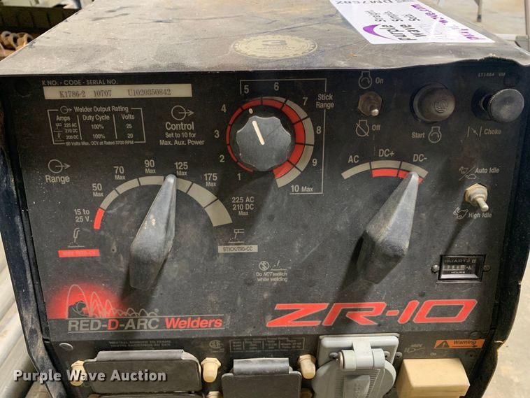 image for item DM7862 Red-D-ARC ZR-10 welder