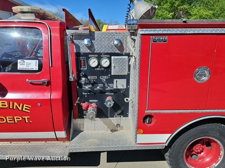 image for item DP0885 1983 Chevrolet Custom Deluxe K30 brush fire truck