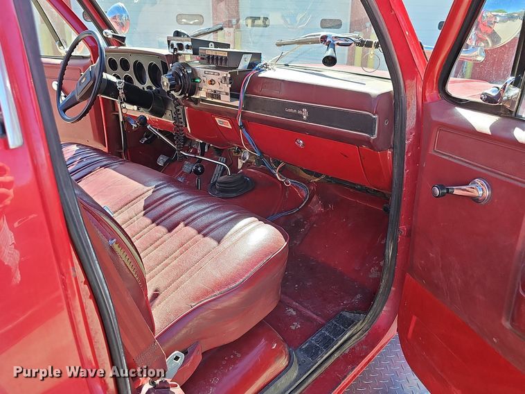 image for item DP0885 1983 Chevrolet Custom Deluxe K30 brush fire truck