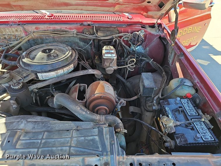 image for item DP0885 1983 Chevrolet Custom Deluxe K30 brush fire truck