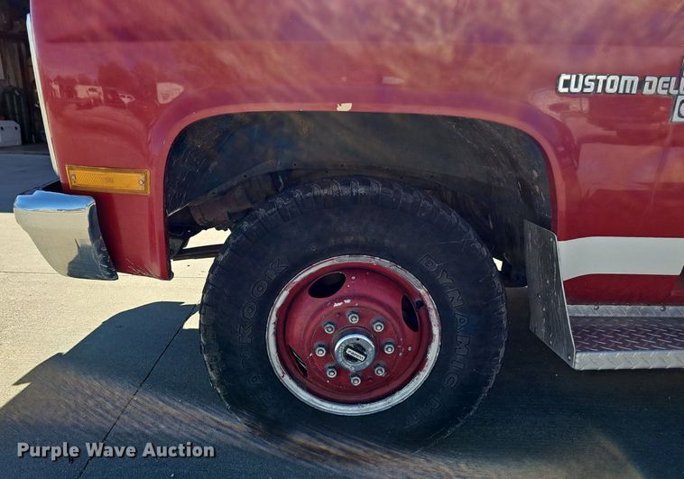 image for item DP0885 1983 Chevrolet Custom Deluxe K30 brush fire truck